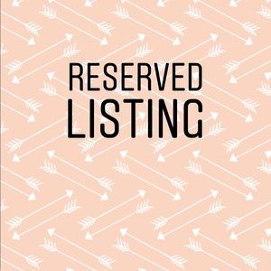 Reserved listing for @uniqueb0utiqe